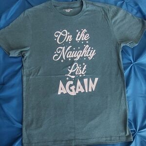 MTS Teal 'Naughty List' Graphic Tee